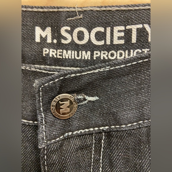 NET M SOCIETY MEN FASHIONABLE JEANS SIZE 40 INSEAM 32 - Picture 5 of 9